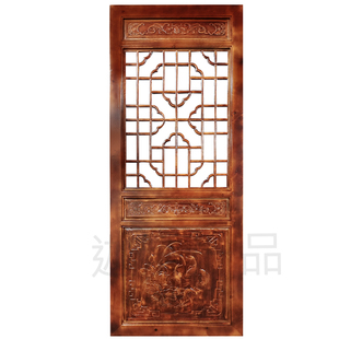 东阳木雕老店中式实木仿古门窗格门窗定制屏风隔断格