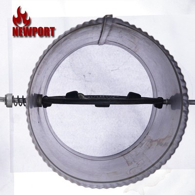 风管止回烟管通风管道止逆壁炉烟道向风量调节关