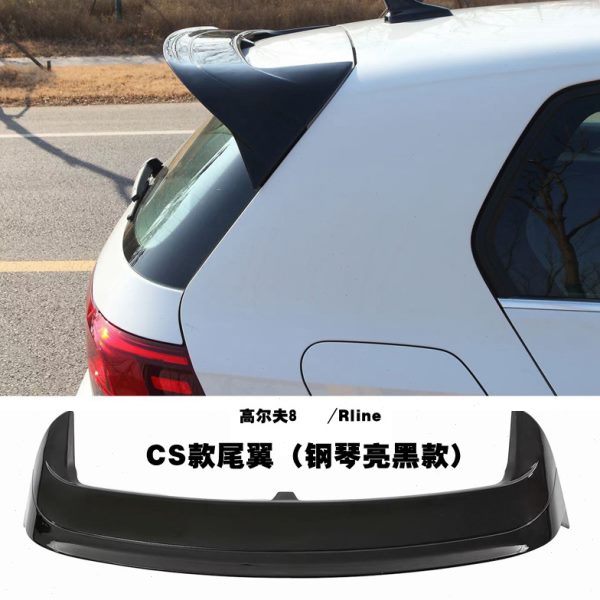 适用尔夫8GTI后尾翼改装CS海外版rlineproCS尾翼鸭尾装饰升级