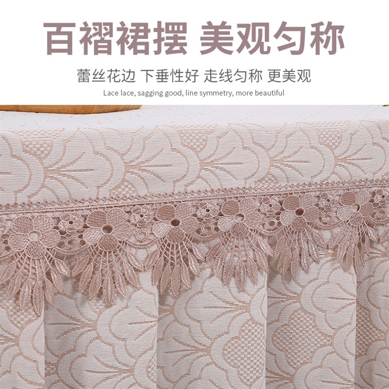 22新款冬季烤火桌子罩正方形电炉罩茶几桌布薄款麻将机桌布