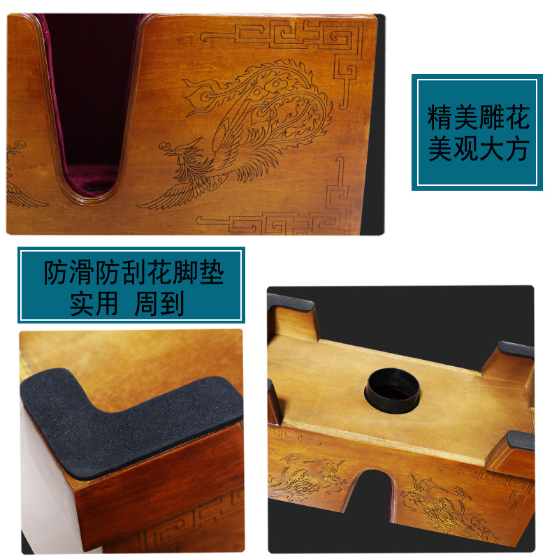 吉他架子支架底座大提琴琴架琵琶柳琴放置架贝斯座架木质低音提琴