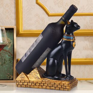 欧式 葡萄酒瓶架酒柜展示架子 个性 卡通红酒架摆件轻奢高档创意时尚