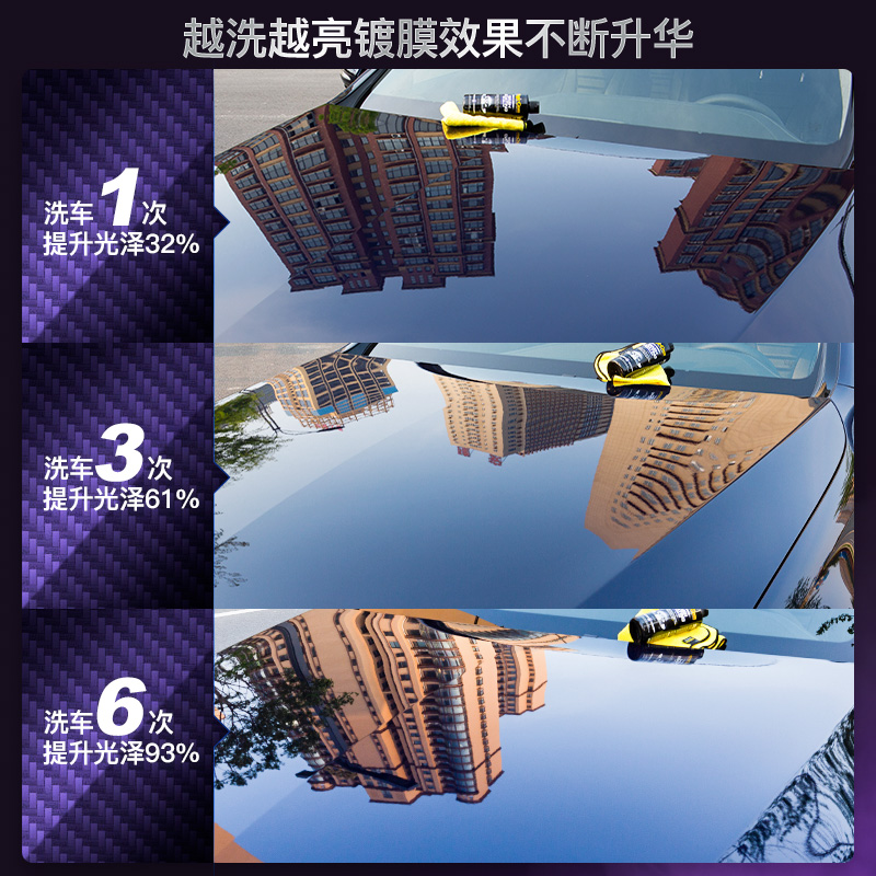 宝能洗车液水蜡镀膜上光洗蜡水白黑车强力去污汽车清洁专用清洗剂