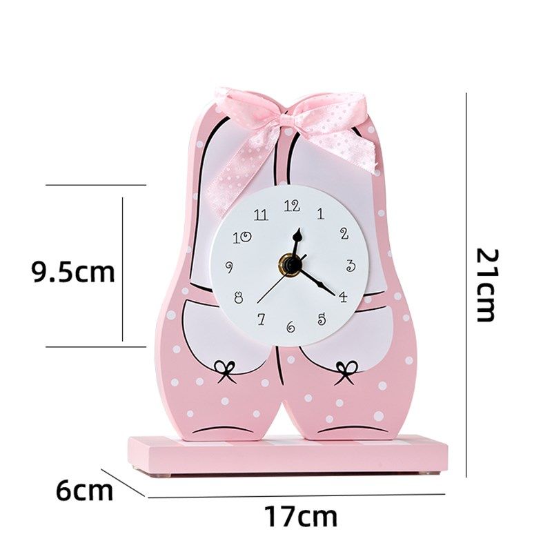 桌面时钟儿童房家用静音创意朵座钟小摆设女孩样板房装饰品,家居饰品,座钟,淘宝优惠券,粉丝福利购,淘宝优惠卷