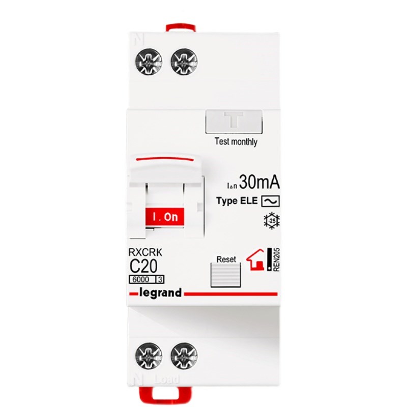 罗格朗空气开关断路器RXC模数化1P+N家用2P63A短路3P漏电保护器