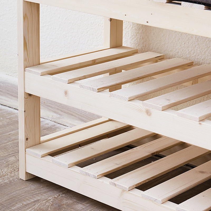 实木衣帽架换鞋凳挂衣架一体落地卧室可坐家用门后入门门口衣架