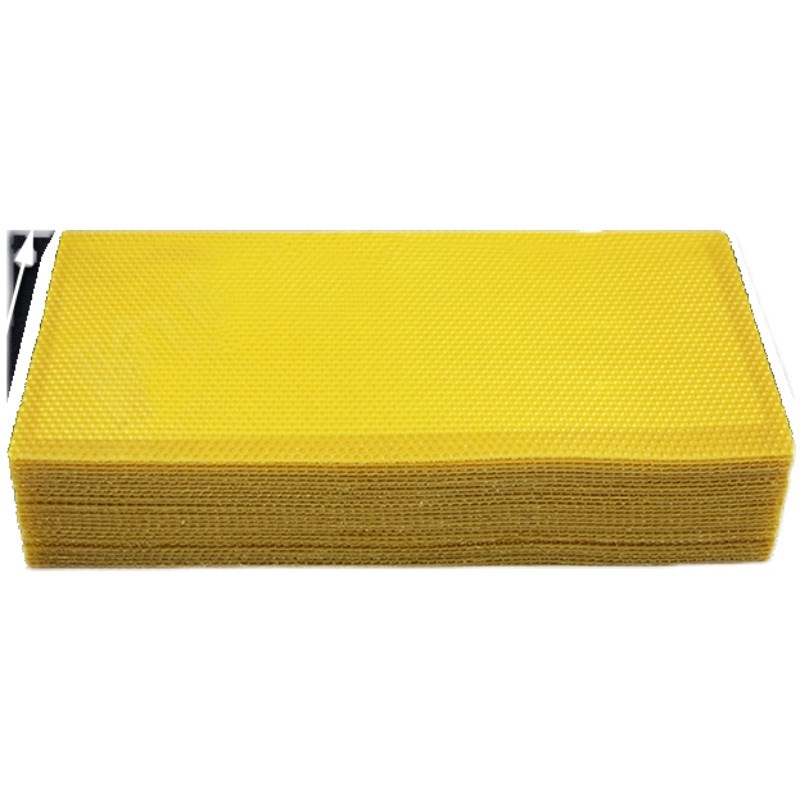 养蜂蜂具加宽型怕怕意蜂巢础2cm巢基深房加宽蜂蜡巢础蜜蜂蜂脾