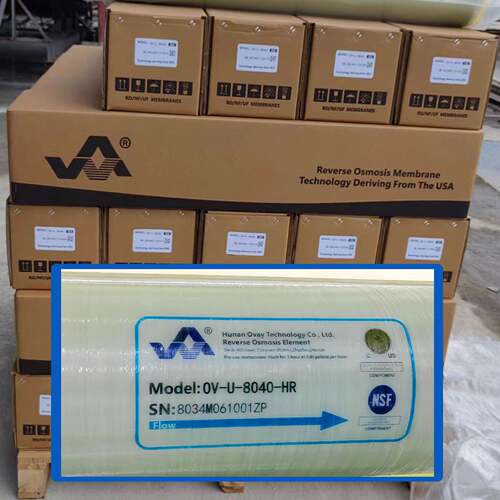反渗透膜OV-U-4040HR膜OVAY纯水机4040RO膜滤芯8040通用膜
