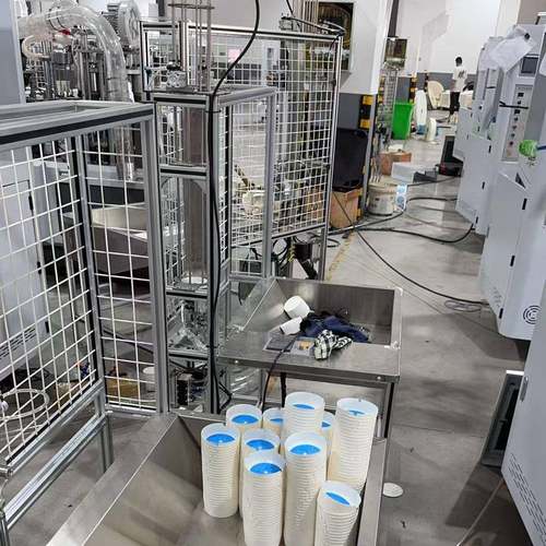 厂家供应全伺服一次性纸质烟灰缸生产设备带灭烟沙一分钟90只