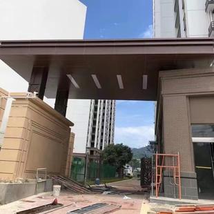 饰 氟碳铝单板2.00mm冲孔酒店造型雨棚铝单板门头幕墙装