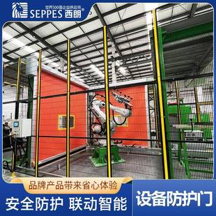 苏州西朗设备上防护门防护快速卷帘门与设备联动加厚门帘抗冲击