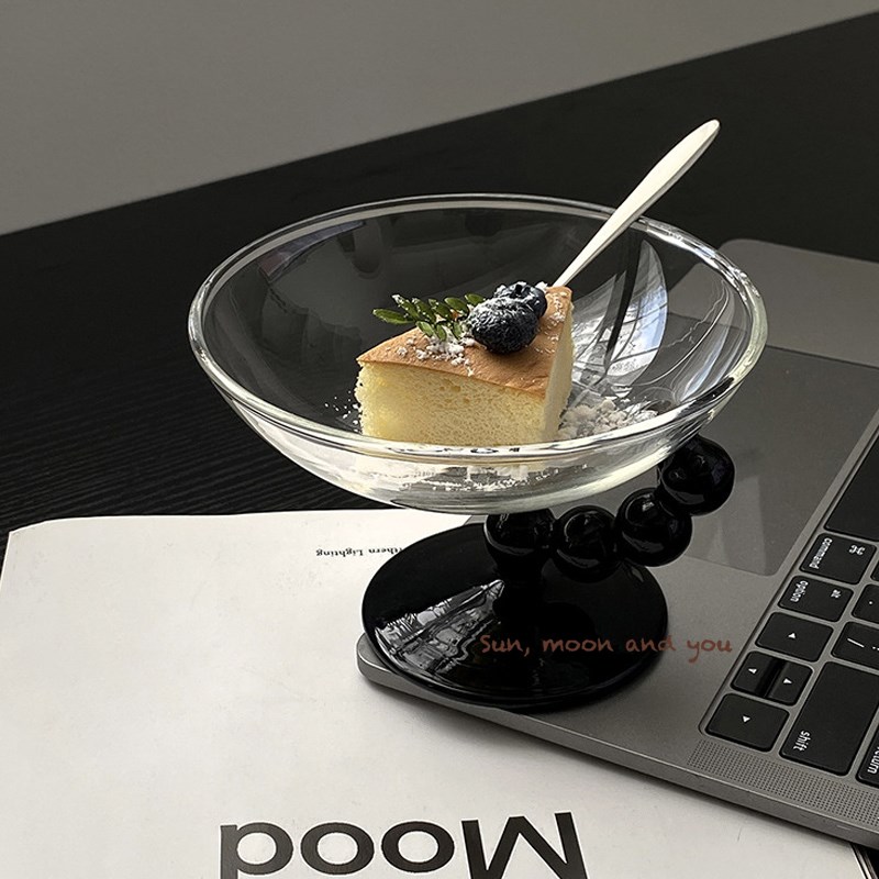 法式高脚杯】水果盘家用客厅茶几零食托盘中古风糖果干果