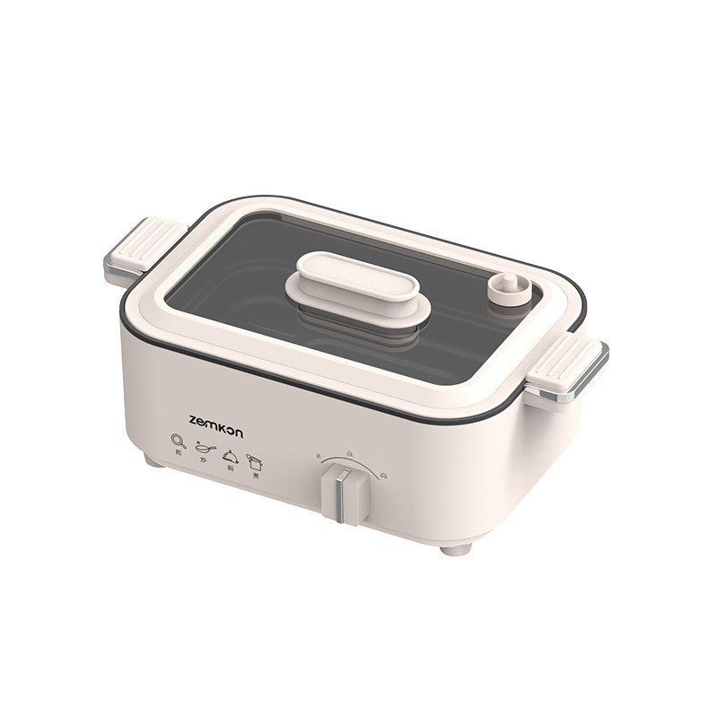 德国品牌Zemkon电火锅家用一体炒菜电炒锅不粘多功能3-4人电煮锅