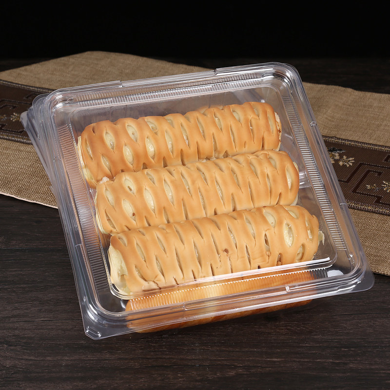 塑料一次性面包果切水果盒子食品盒糕点打包盒长方形有盖,厨房/烹饪用具,点心包装盒/包装袋,淘宝优惠券,粉丝福利购,淘宝优惠卷