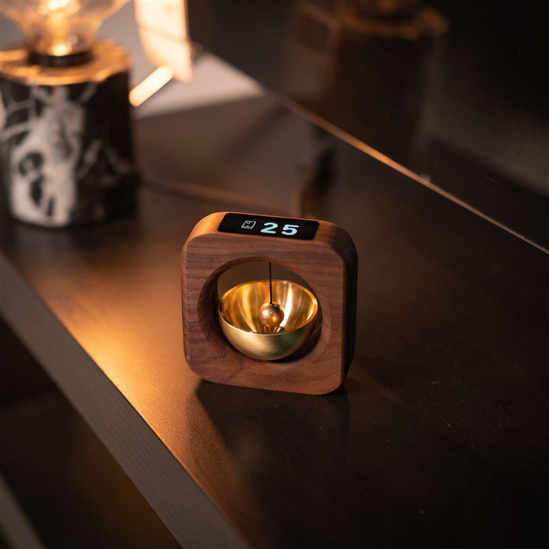 ower计时器时间管理器自律日程提醒闹钟考研实木黄铜铃学生学习