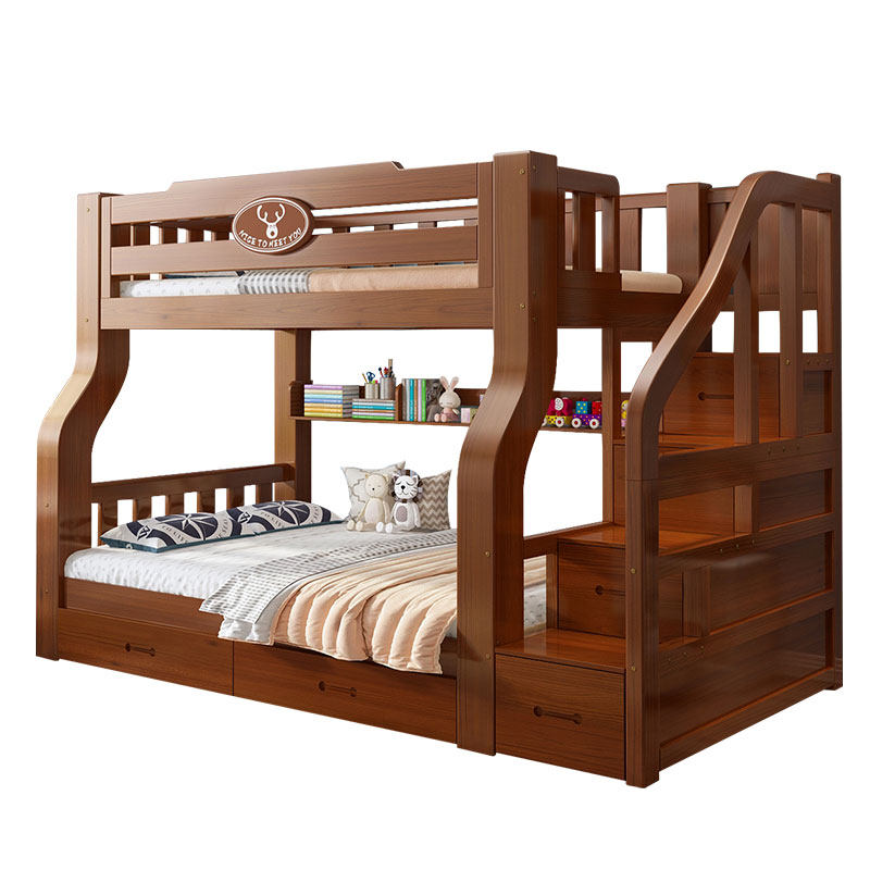 全实木上下床层床小户型儿童床男孩女孩两层子母床上下铺高低床