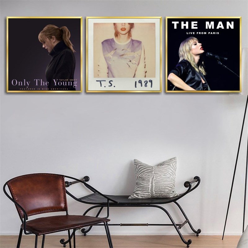 Tylor wift泰勒斯威夫特霉霉专辑海报挂画酒吧咖啡厅墙面装饰画