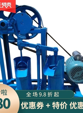 打井泥浆泵小型反循环内吸水井钻机配污泥泵抽水泵电动桶抽沙