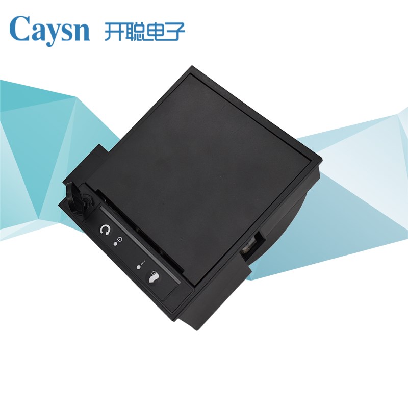 开聪80mm热敏打印单晶片12v/24v串冰口USB票据标签嵌入式印表机模