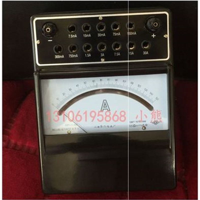 直流安培表C31-A直流电流表0.5级实验室精密仪表20QA 30A 100A