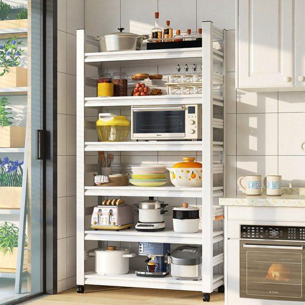 家用厨房置物架落地多层收纳架微波炉烤箱可移动收纳架货架储藏架,厨房/烹饪用具,微波炉置物架,淘宝优惠券,粉丝福利购,淘宝优惠卷