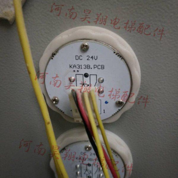 电梯配件 电梯按钮KA313B.PCB 蓝光带盲文 DC24V 全新现货