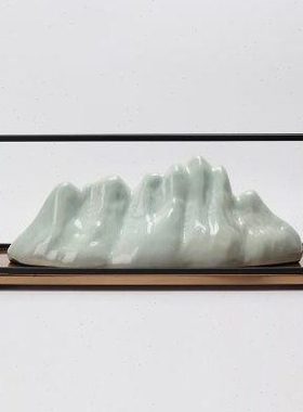 现代新中式创意铁艺陶瓷家居软装饰品电视酒柜玄关客厅样板间摆件