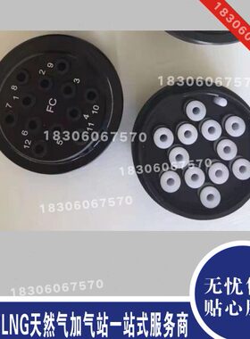CNG槽车多孔莲花快装接头12孔多路接头3321040012 I85-LL05母头