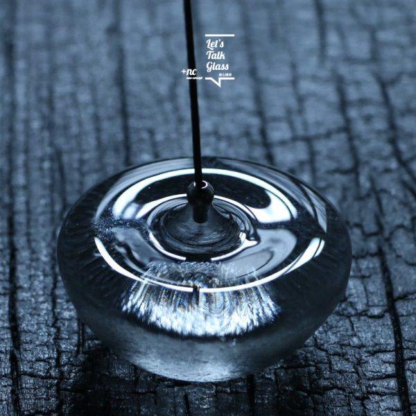 玻心璃语 | 凝水香立 摆件 玻璃 琉璃 创意礼品 手工 香插,家居饰品,香托/香盘/香座/香插,淘宝优惠券,粉丝福利购,淘宝优惠卷