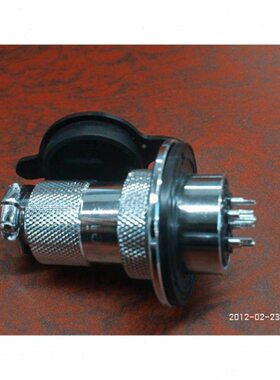 航空插头 插座 反装 GX25-2芯 DF25  25MM  连接器