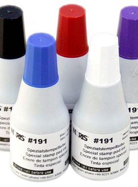 NORIS诺丽色#191不灭印油白色塑料金属铜板纸印字不掉色快干油墨