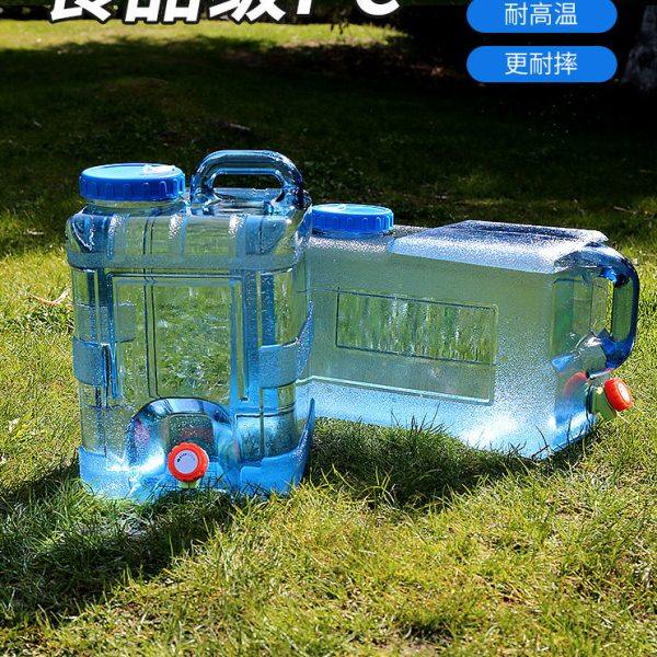 户外水桶家用储水用纯净矿泉水桶带龙头pc储水桶车载大容量蓄水箱,厨房/烹饪用具,按压式饮水器,淘宝优惠券,粉丝福利购,淘宝优惠卷