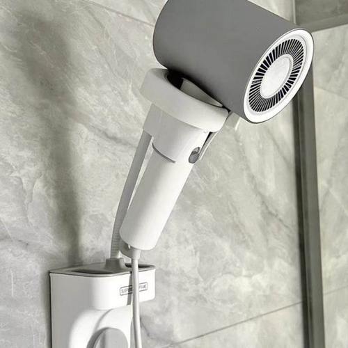 懒人吹风机支架免手拿免打孔壁挂风筒解放双手电吹风卫生间置物架