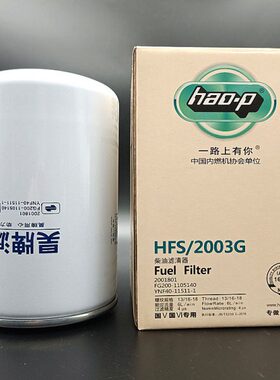 2001801柴油精滤器适配云内电喷动力柴油滤清器滤芯FG200-1105140