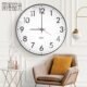 简约20寸18英寸超大客厅大尺寸玻璃挂钟家用钟表静音挂钟圆形时钟