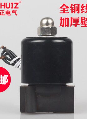 优质销售2W-025-08塑料电磁阀 2分气阀1/4英寸 220V/DC24V常闭