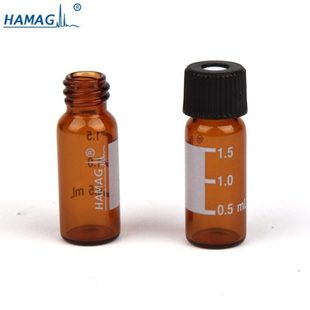 哈迈1.5ml棕色进样瓶岛津2ml样品瓶螺纹带盖垫
