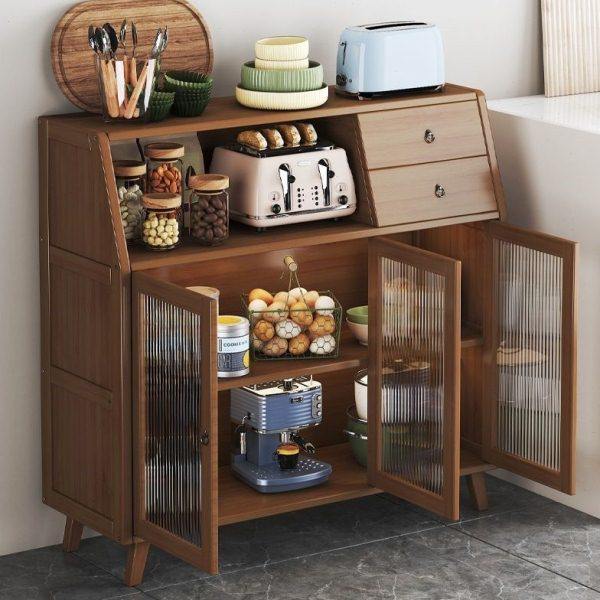 新疆包邮餐边柜橱柜酒柜厨房碗柜简约多功能北欧储物柜家用茶水柜,商业/办公家具,办公茶水柜,淘宝优惠券,粉丝福利购,淘宝优惠卷