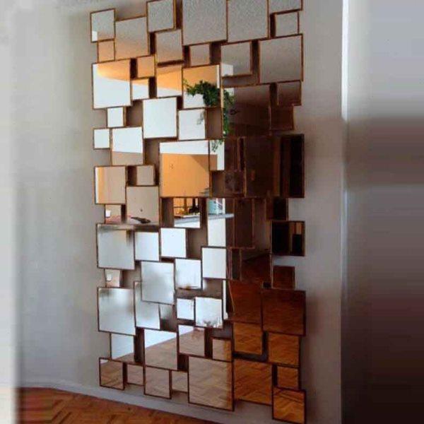 拼接立体方形组合装饰镜北欧客厅背景墙壁挂餐厅玄关镜简约浴室镜,住宅家具,其他,淘宝优惠券,粉丝福利购,淘宝优惠卷