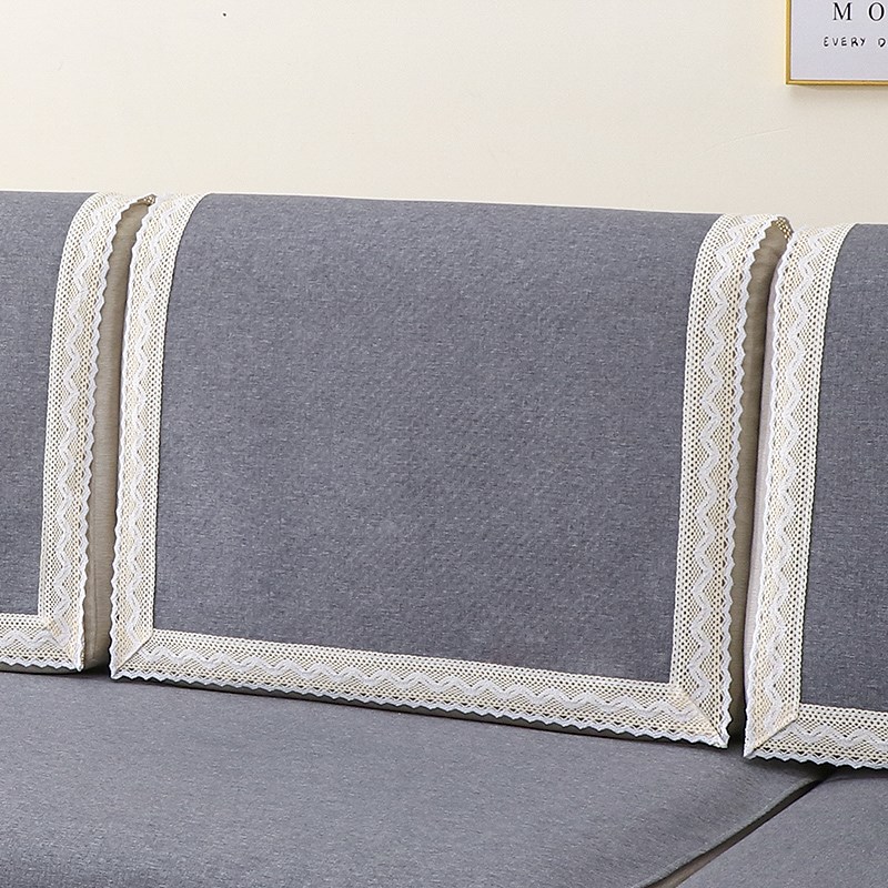 欧式防滑棉麻通用沙发巾靠u背巾扶手巾全盖后背盖布简约现代沙发