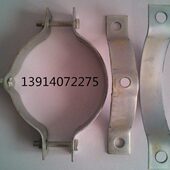 双调广告牌专用抱箍 160mm邮电抱箍 单吊线抱箍 扁铁抱箍U型抱箍