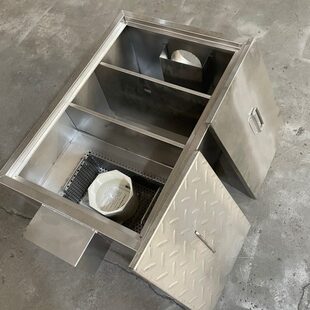 不锈钢地埋隔油池油水分离器餐饮厨房商用地沟款污水三级过滤沉淀