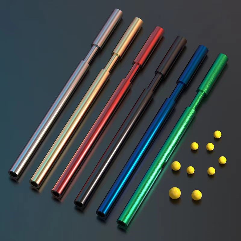 噼啪筒仿竹子工艺8090儿时怀旧儿童玩具M竹筒枪软弹枪竹管炮玩具