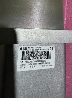 ABB 机器人 轴电机 3HNP 03386-1/01拆机货