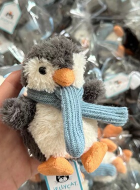 原厂围巾小企鹅装饰挂件 玩偶公仔