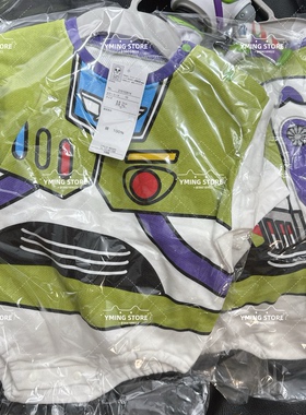 日单玩具总动员巴斯光年可爱宝宝纯棉长袖爬服 连体衣