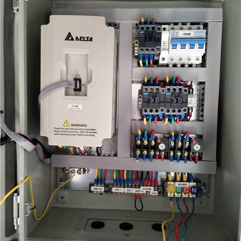 定做三相变频器调速控制箱电机水泵风机供水控制柜恒压变频配电箱