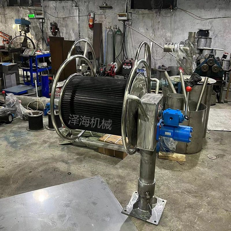 液压船用单轮起网机304不锈钢起锚起绳拖网起笼小型家用拉网厂家
