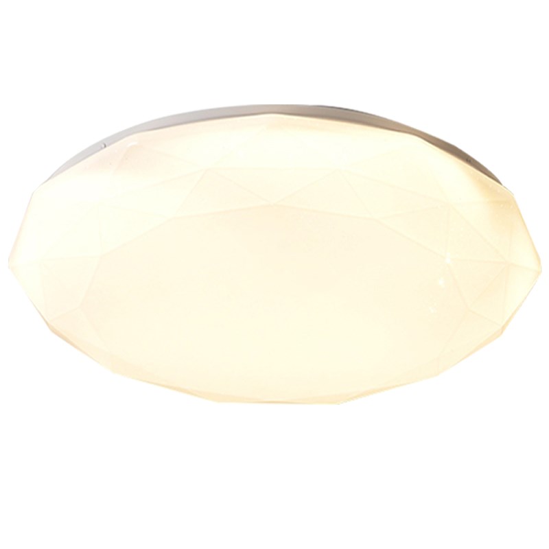 全光谱110V卧室led吸顶灯圆形遥控房间简约书房无极调光智能灯具