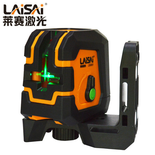 LAISAI莱赛激光水平仪LSG6001绿光2线标线仪强磁铁支架强光平水仪
